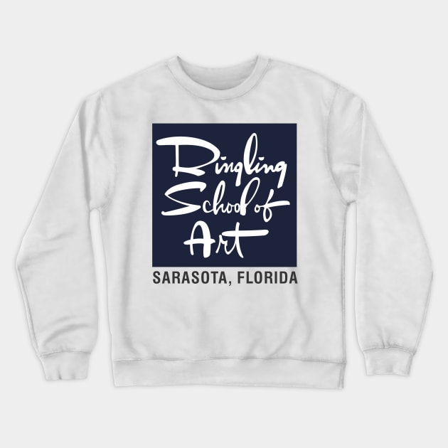 Original Ringling School of Art Logo Crewneck Sweatshirt by TrevorIrvin